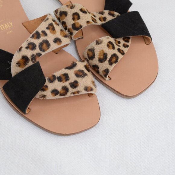 Seychelles Ray of Sunshine Sandals Slides Calf Hair Sz 7 - Picture 7 of 9